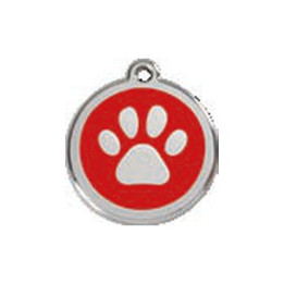 Médaille chien Red Dingo - Patte rouge