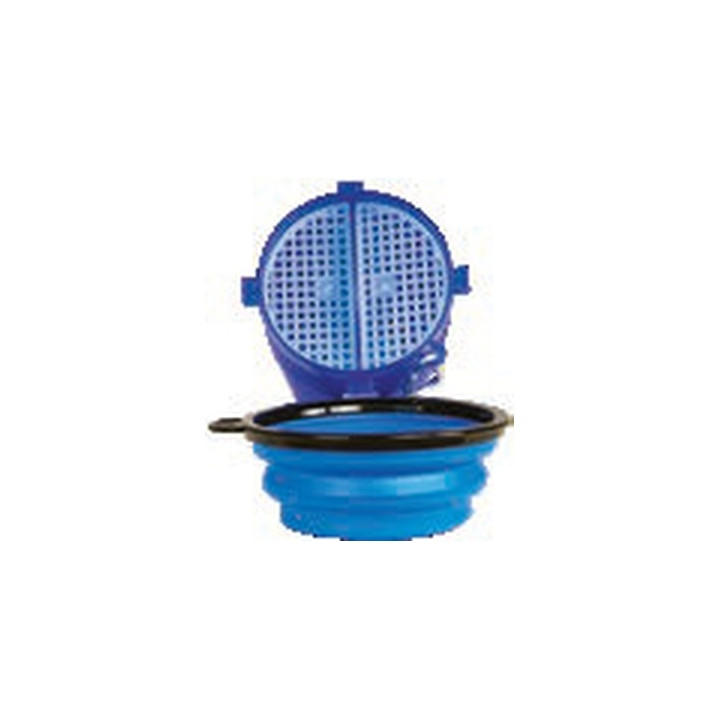 Gourde duo eau et croquettes avec gamelle