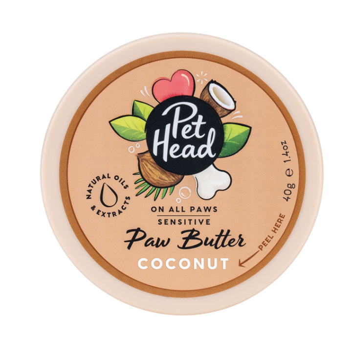 Baume pattes noix de coco Pet Head : 40gr