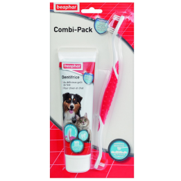 Pack Pâte dentifrice et brosse à dents Beaphar