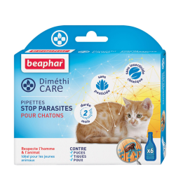 Pipette Diméthicare Stop Parasites pour chaton