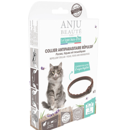 Collier antiparasitaires répulsifs chats Anju