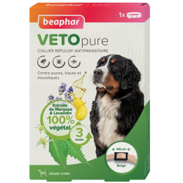 Collier Répulsif Antiparasitaire VETOpure : Grand Chien