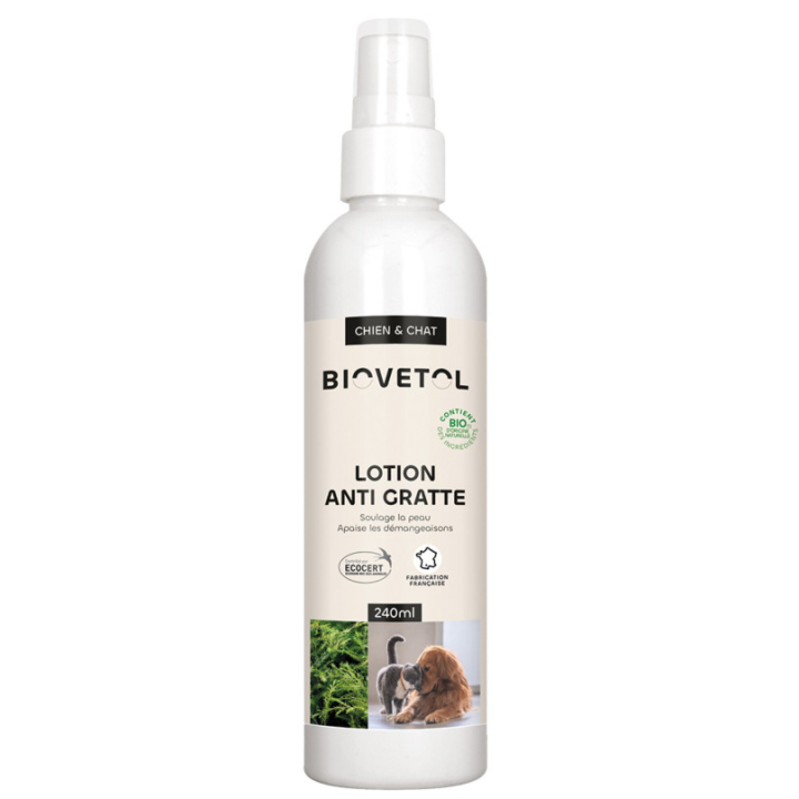 Lotion anti-gratte bio Biovétol 240ml