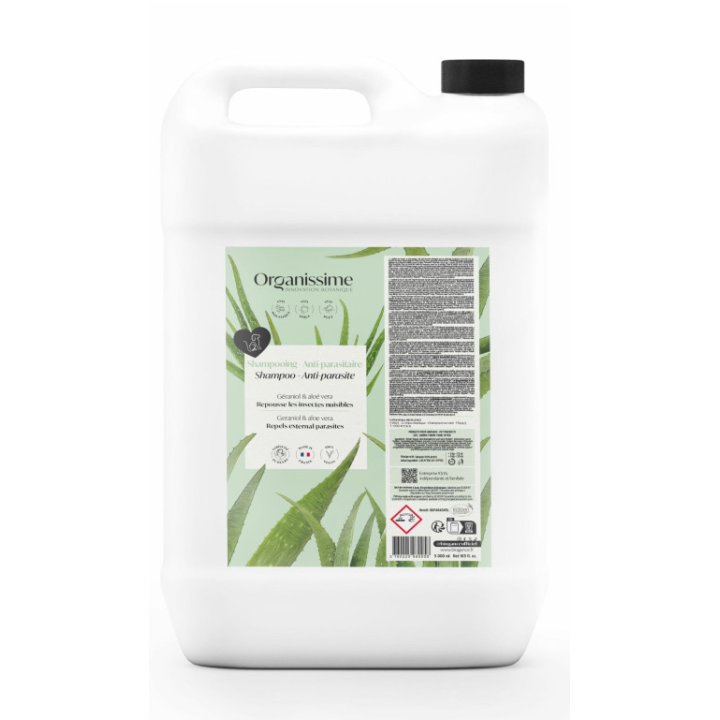 Shampoing antiparasitaire Organissime : 5L