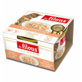 Poulet avec saumon en gelée : 85 g : 12 pièces