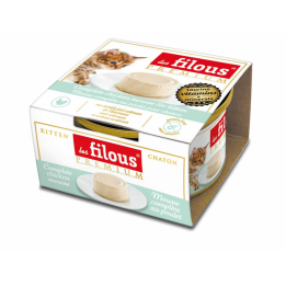 Mousse complète au Poulet pour chatons : 85 gr : 12 pièces