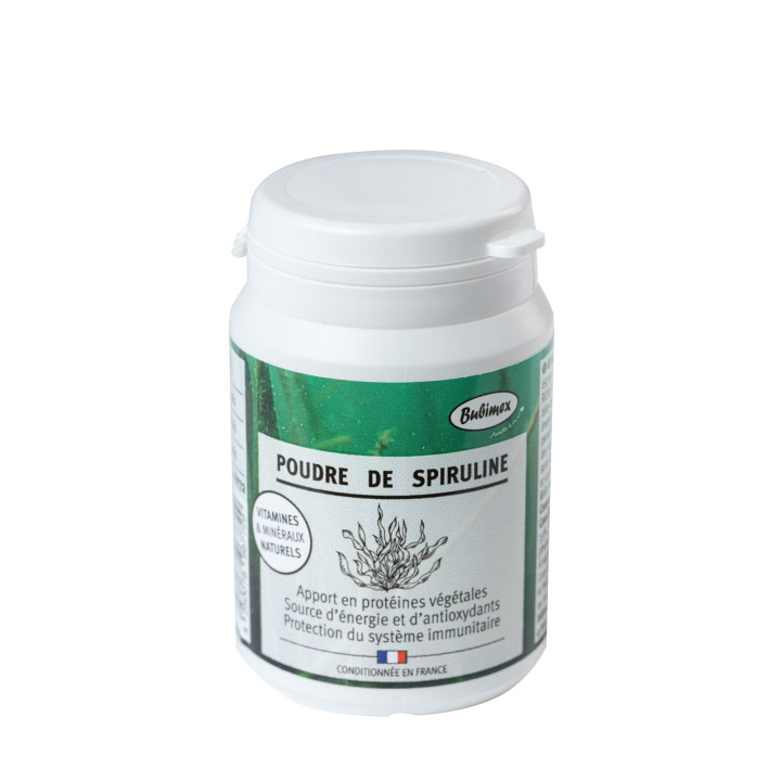 Poudre de spiruline : 60g