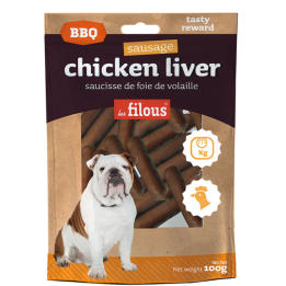 Saucisse de foie de volaille pour Chien