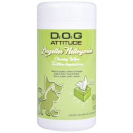 Lingettes nettoyantes chien et chat x100