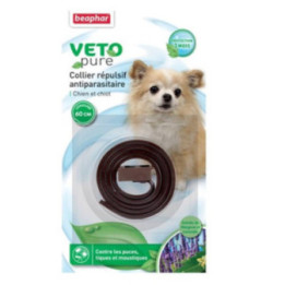 Collier répulsif antiparasitaire chien et chiot 60 cm